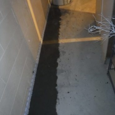 RC Waterproofing | Serving Michigan Homeowners | Interior Drainage Waterproofing Completed