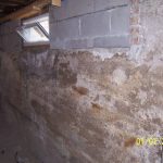 Michigan Waterproofing | Before Xepex Basement Wall | RC Waterproofing