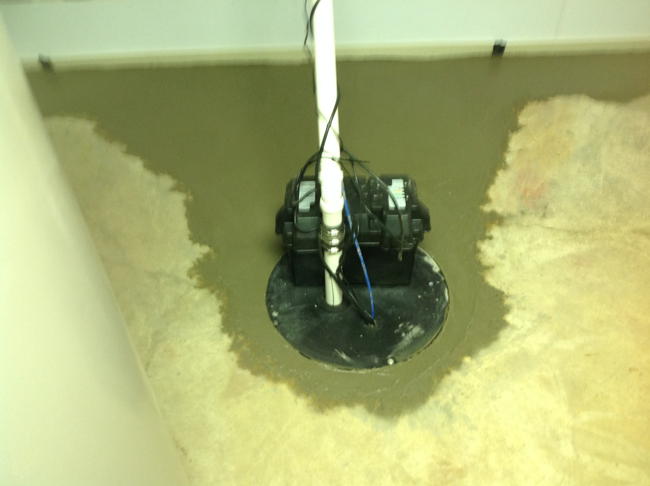 RC Waterproofing | Sump Pump Systems | Finished Sump Pump